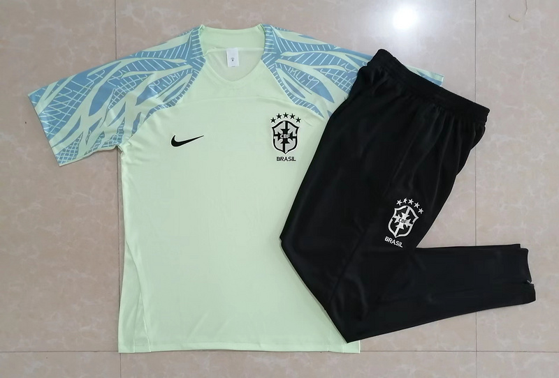 AAA Quality Brazil 22/23 Light Green Training Kit Jerseys